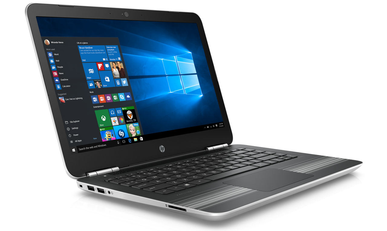 HP Pavilion 14 für 699€ - 14" Notebook mit i7-7500U, 8GB RAM, GeForce 940MX und 256GB SSD