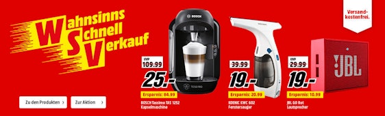 WSV bei Media Markt: Wahnsinnsschnellverkauf mit begrenztem Vorrat