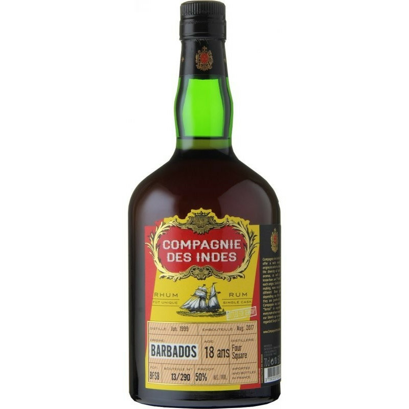 48% Rabatt auf Compagnie des Indes Barbados 18 Ans Single Cask 0,7l 50%