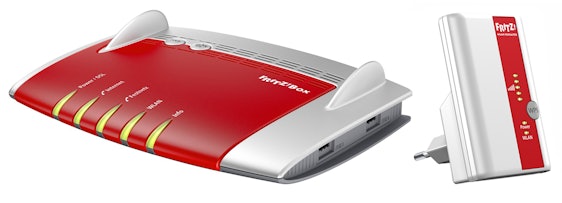 FRITZ!Box 7490 + FRITZ!WLAN Repeater 310 für 157,38 € - Amazon Warehousedeal