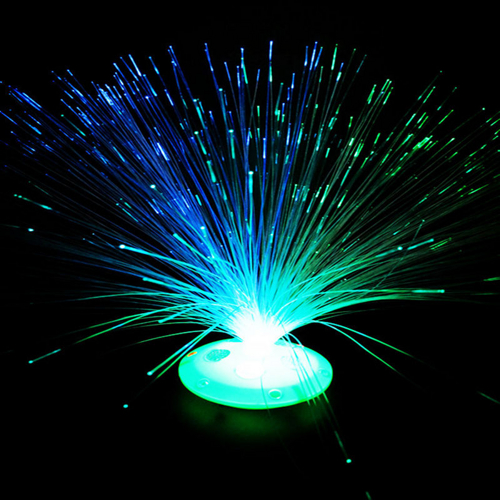 Farbwechsel-Glasfaser-Lampe für nur 1,- EUR + 0,89 EUR Porto (ebay.de aus China)
