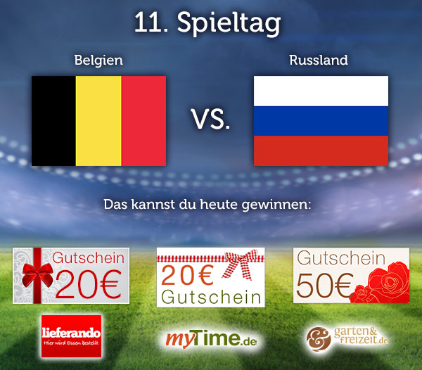 Das große Schnäppchenfuchs Fußball-WM 2014 Tippspiel: Belgien - Russland *UPDATE*