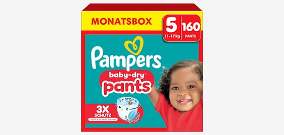 Mega Preis! 🙌 160x Pampers Baby-Dry Pants (Größe 5) für 29€ - optimaler Schutz, 360° Passform