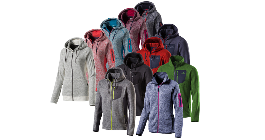 McKinley Skeena für 25€ - Damen und Herren Strickfleecejacke