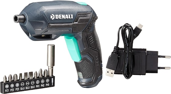 Denali by SKIL Schwenkschraubendreher für 21€ - mit 9-teiligem Bit-Set und Halterung, 3,6 Volt (Prime)
