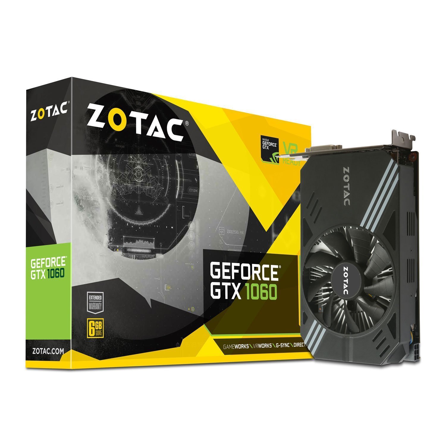 Zotac GeForce GTX 1060 6GB für 254€