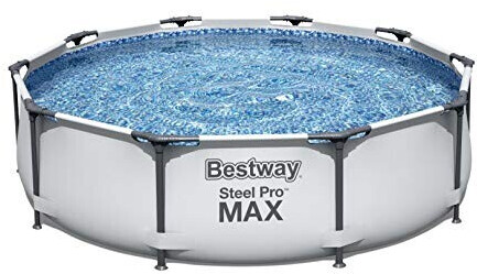 12% Nachlass auf Bestway Steel Pro Max Frame Pool Set 305 x 76 cm grau (5616W)