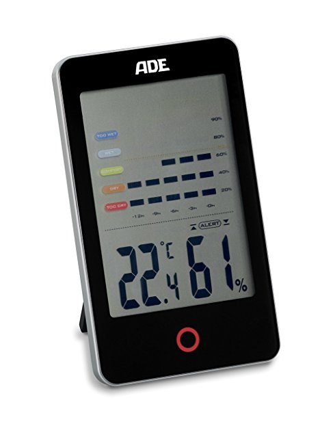 ADE Thermo-/Hygrometer WS1701 Schwarz für 11,99 EUR inkl. Versand