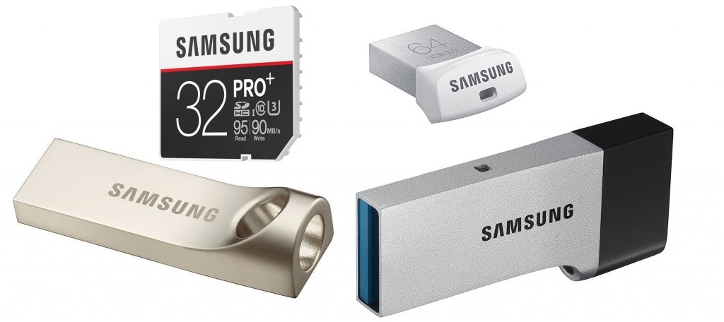 Samsung Speicherkarten und USB Sticks günstig bei Amazon