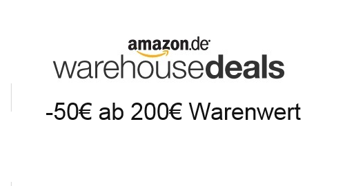50 EUR Rabatt ab 200 EUR Warenwert [Amazon WHD]
