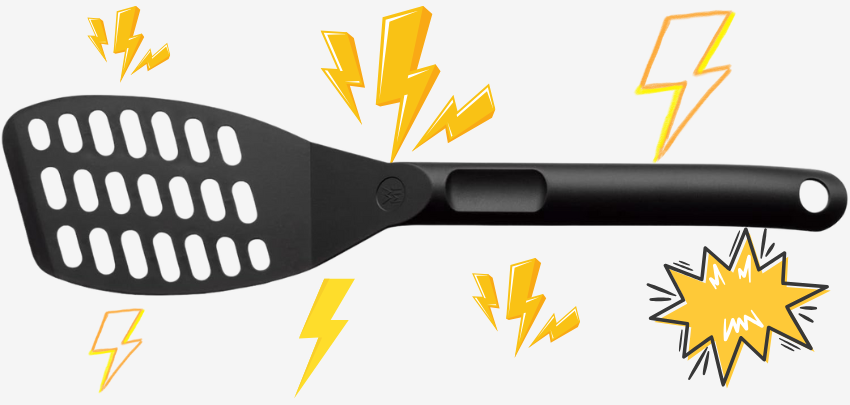 Übertrieben guter Preis! 🤯 WMF Pfannenwender für 5€ 🍳 - hitzebeständig, mit Ablage-Knick, spülmaschinenfest