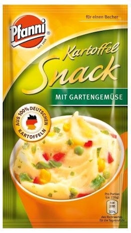 Pfanni Kartoffelsnack mit Gartengemüse, 5er-Pack (5 x 46 g) für 1,93€