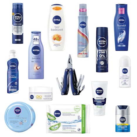 Nivea-Vorteilspack für 25€ – Pflege-Box mit 14 Produkten