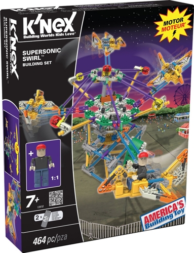K’NEX 33120S - Bauset Freizeitpark Supersonic Swirl - Karussell für 27,74€