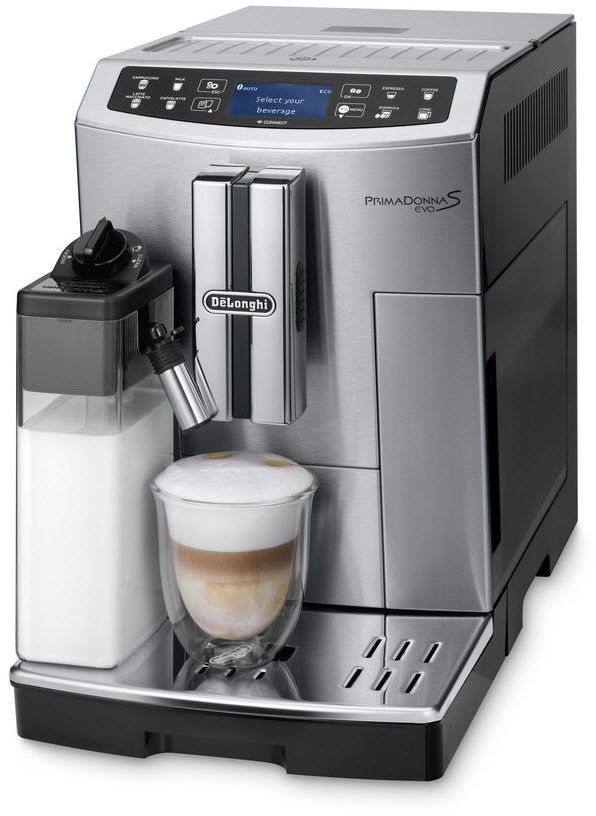 De'Longhi (Ecam 516.45) PrimaDonna S Evo für 579€ - 1.450 Watt Kaffeevollautomat