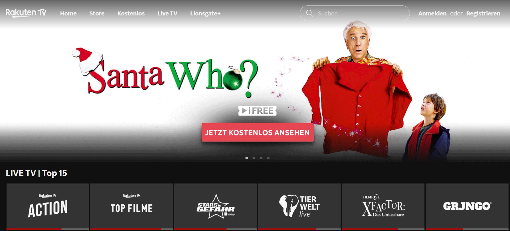 Rakuten TV Streaming kostenlos