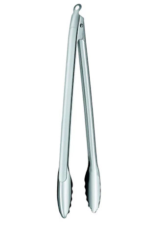 RÖSLE Gourmetzange, Edelstahl 18/10, 40 cm, Verschluß, Profiqualität, spülmaschinengeeignet