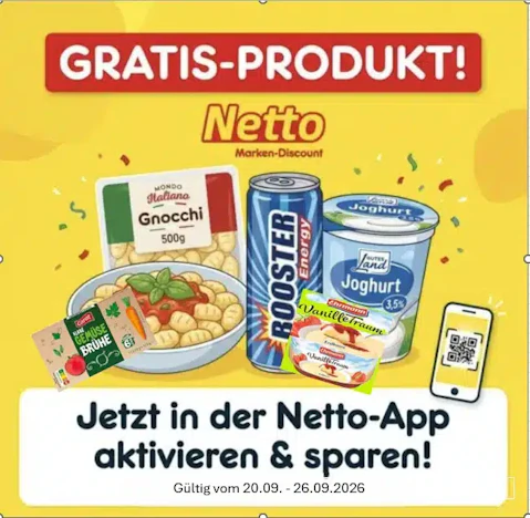 Netto App: Gratis Fruchtsaftgetränk, Milka Nussini-Riegel u.a.