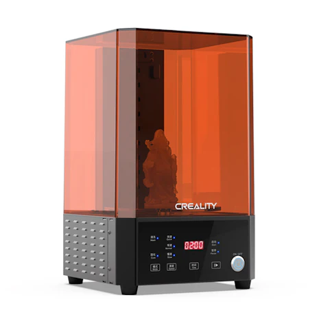 Creality 3D UW-01 2-in-1-Wasch- und Aushärtemaschine Dualband-UV-Lichtquelle Magnetische 360 ° drehbare Plattform