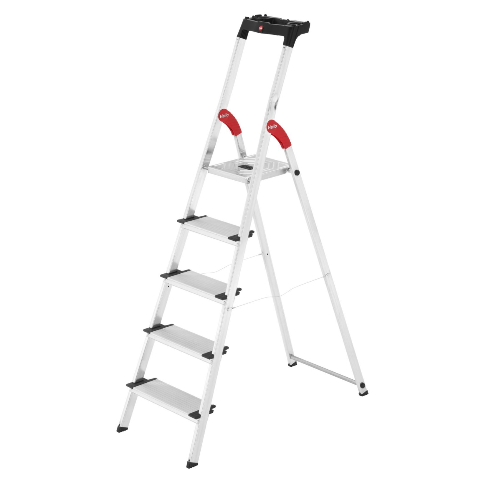 Hailo Profistep XXL Aluminium Sicherheitsleiter 5 Stufen für 50 EUR inkl. Versand 