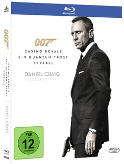 James Bond Daniel Craig Collection mit drei Filmen auf Blu-ray für 25€ - erscheint am 1. März