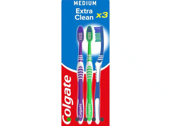 Colgate Zahnbürste Extra Clean, 3er Pack für 1,25€(statt 1,95€)