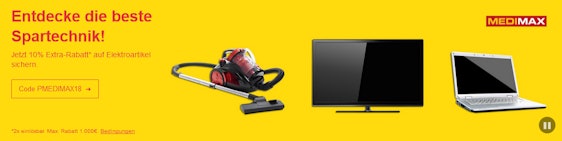 10% Rabatt auf das Medimax-Sortiment bei eBay - z.B. Microsoft Surface Pro Signature Type Cover für 85€