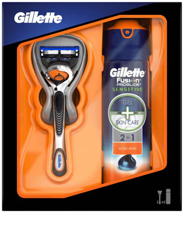 Gillette Fusion Pro Glide Flexball Rasierer Geschenkset