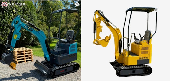 Kurios günstig & versandkostenfrei 🚜 2,0 Tonnen Mini-Raupenbagger für 634€