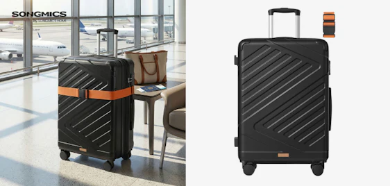 SONGMICS Hartschalenkoffer für nur 29€ – praktischer Reisebegleiter mit TSA-Schloss 🧳✈️