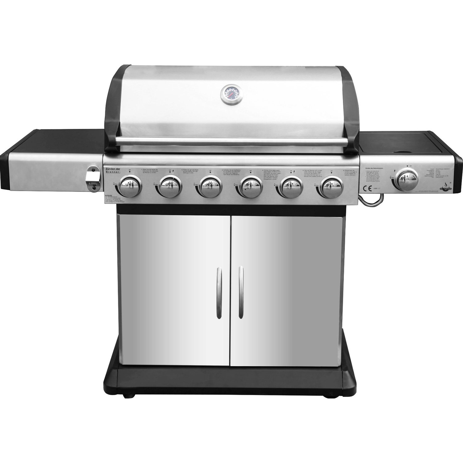 TOP! El Fuego Deluxe Edelstahl-Gasgrill für nur 289,95 EUR inkl. Lieferung