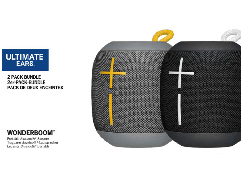 ULTIMATE EARS WONDERBOOM Bundle Black &amp; Stone für 99 EUR