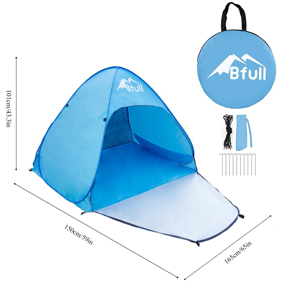 Bfull Relaxdays Strandmuschel verschließbar für 23,18 Euro