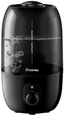 iTvanila Ultraschall Luftbefeuchter, 2.7L, 30h Arbeitszeit, Wassermangel Automatischer Abschaltschutz