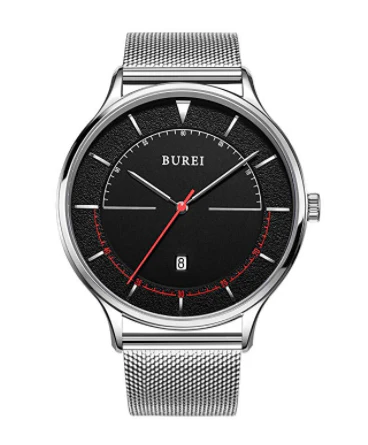 20% Rabatt auf BUREI Herren Minimalistisches Quarzuhr für 23.9€