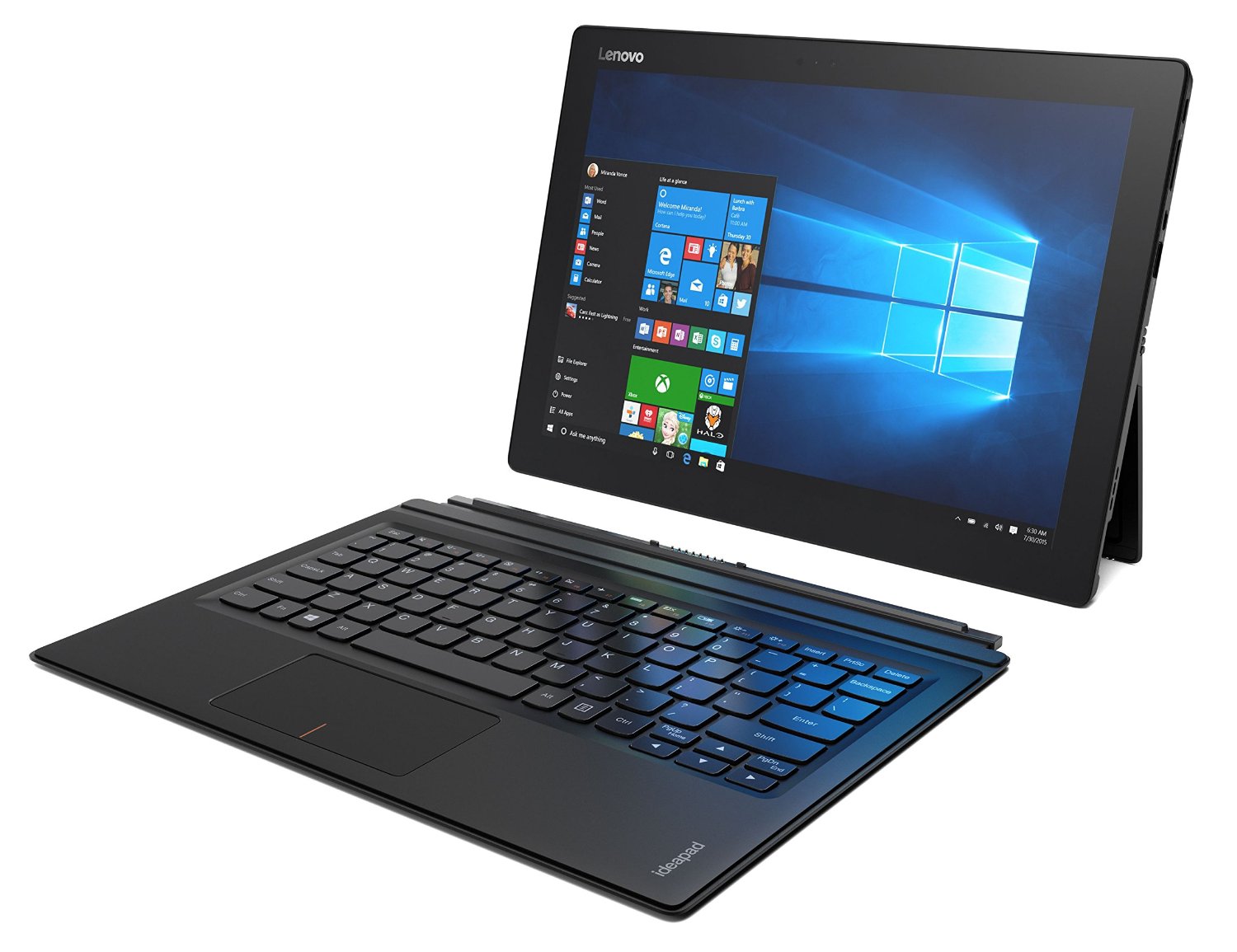 Lenovo Miix 700-12 für 769€ - Tablet mit 12" FHD+ Display, Core M5-6Y54, 128GB SSD und Win 10 Home