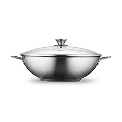 Fontignac by Zwilling Wok 32 cm mit Deckel aus mattiertem Edelstahl für nur 24,99 EUR inkl. Versand