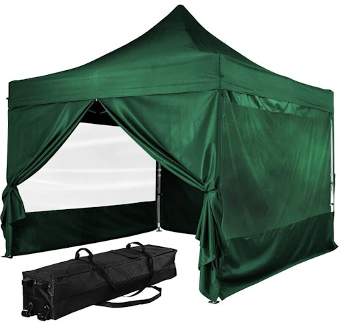 INSTENT PRO 300 x 300 cm Trolley mit 4 Seitenwänden grün (30030491) 25% günstiger