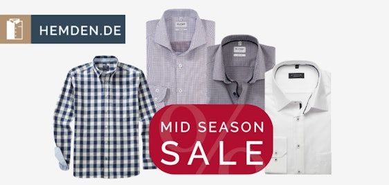 LETZTE CHANCE 🚨 20% Extra-Rabatt! 👔 Hemden.de Sale - z.B. Olymp Hemden ab 15€ schnappen!