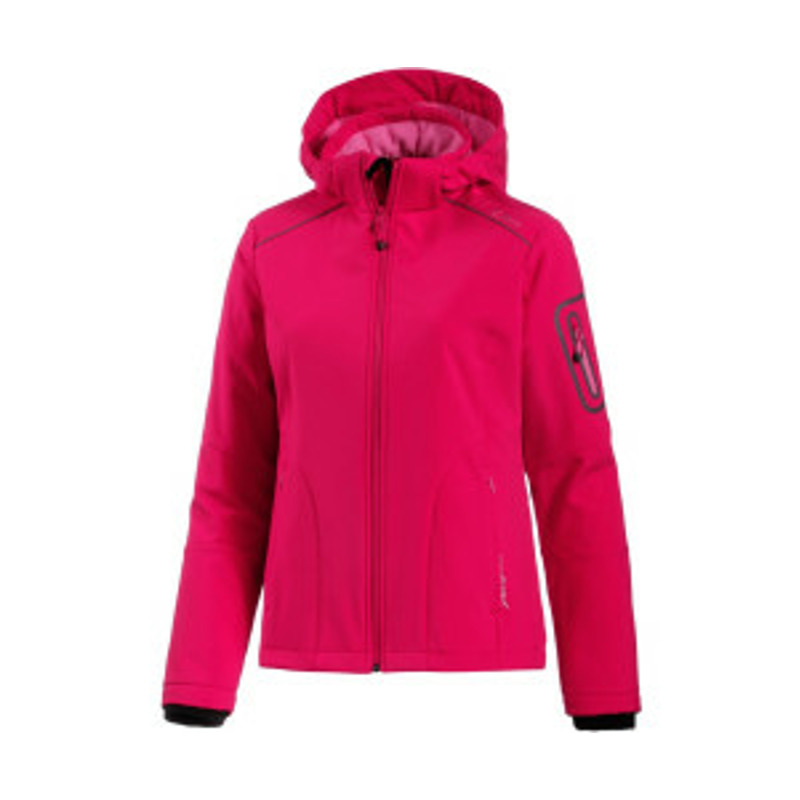 Aktion: CMP Women Softshell Jacket Zip Hood (3A05396) ibisco rose 35% günstiger