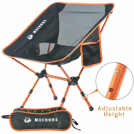 Klappbarer Campingstuhl mit Tragetasche in Grün&Orange für 18,84€ inkl. Versand statt 28,99€