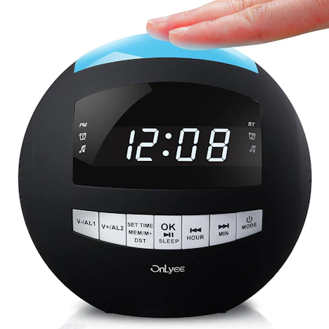 OnLyee Digital Dimmbarer Wecker Radio & Wireless Bluetooth Lautsprecher mit FM Radio für 19,79 EUR inkl. VSK