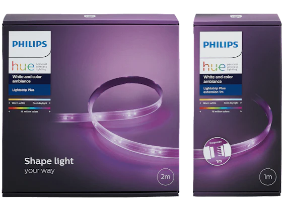 Philips Hue Light Strip+ Basis 2m inkl. 1m Erweiterung nur 59,- Euro