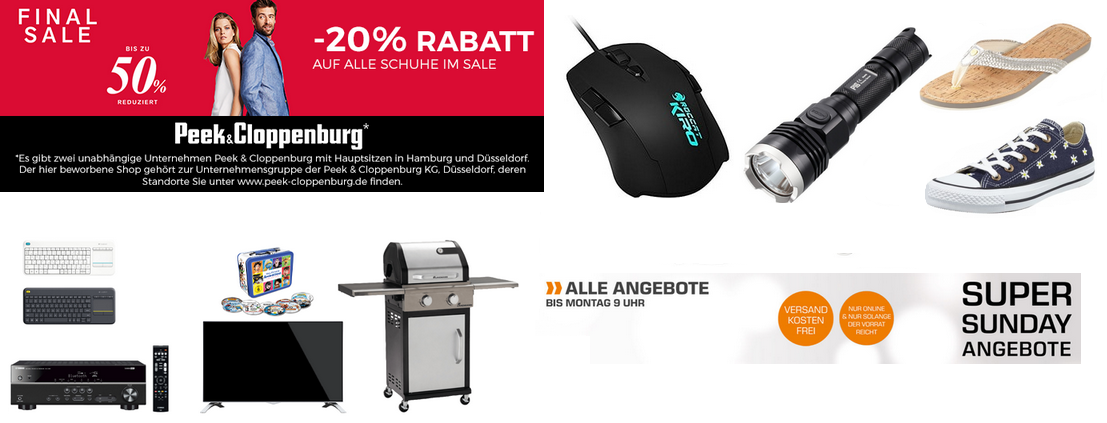 Highlight-Angebote: Die besten Schnäppchen am 12.08.2017