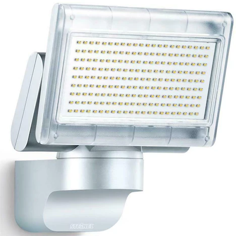 Steinel LED-Strahler Außenstrahler XLED Home 1 SL Außenlampe Silber