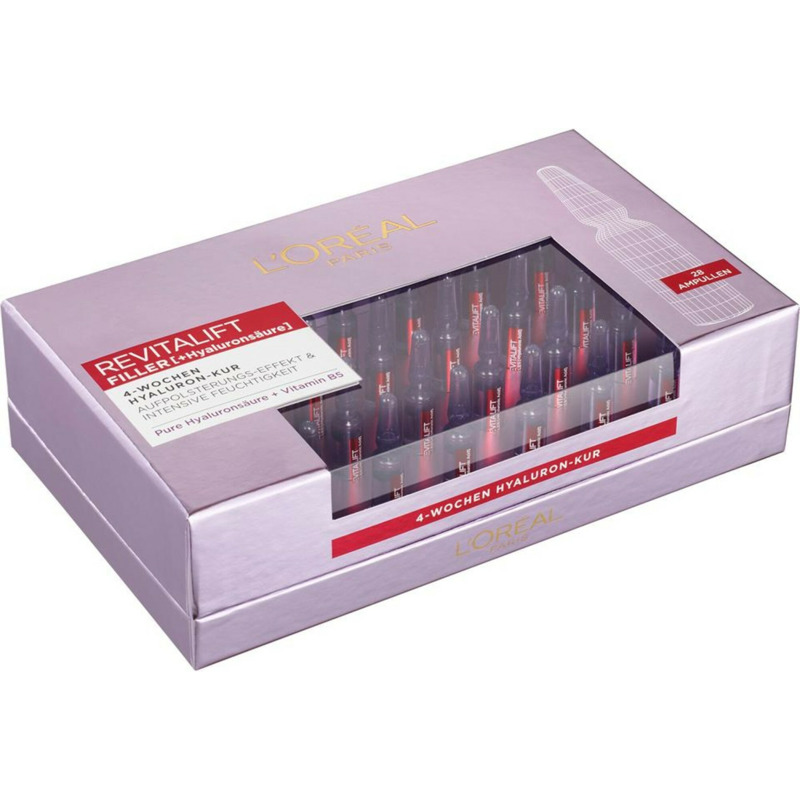 L&amp;#039;Oréal Revitalift-Filler Hyaluronsäure-Ampullen 4-Wochen-Kur (28x1,3ml) für nur 33,95€ statt 45,90€