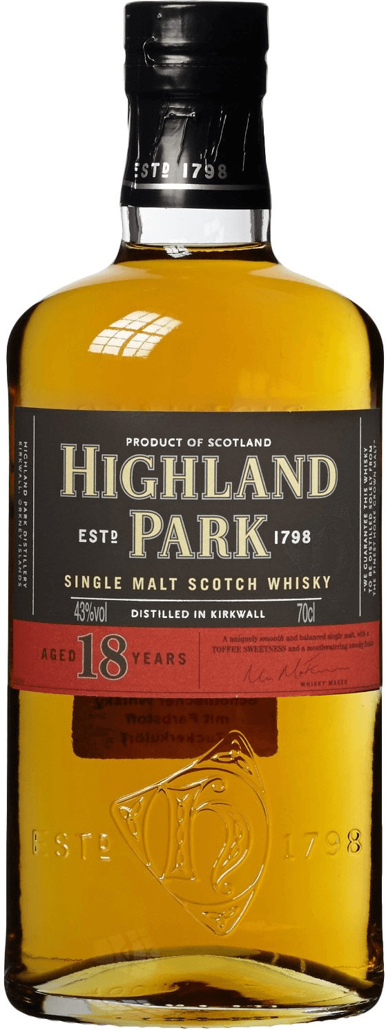 [Amazon] Highland Park 18 Whisky 0,7l
