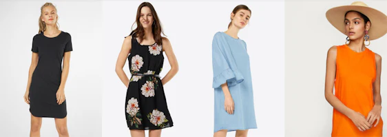 Bis zu 50% Extra-Rabatt auf Kleider bei About You - z. B. Only Jeanskleid für 16€