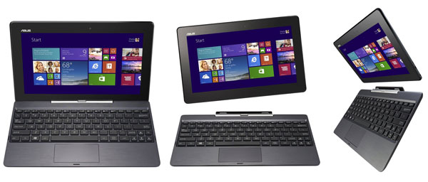 Asus Transformer Book T100TA-DK003H für 369€ - 10", Quad-Core, Touch LED Display, 2GB, 64 GB, USB 3.0, Windows,1 kg