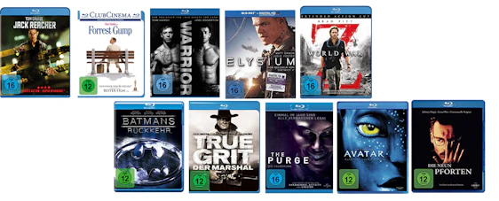 Nur heute: 10 Blu-rays für 50€ bei Amazon